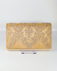 Velvet Pattern Rectangle Clutch - House Of Swavo
