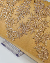 Load image into Gallery viewer, Velvet Pattern Rectangle Clutch - House Of Swavo