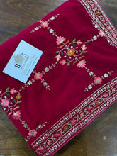 Load image into Gallery viewer, Red Multi Velvet Scarf - House Of Swavo